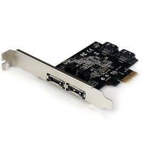 StarTech.com 2 Port PCI Express SATA 6 Gbps eSATA Controller Card - Dual Port PCIe x1 SATA III Adapter with Configurable Internal/External Connectivity