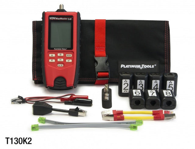Platinum Tools VDV MapMaster 3.0 Cable Tester PRO Kit