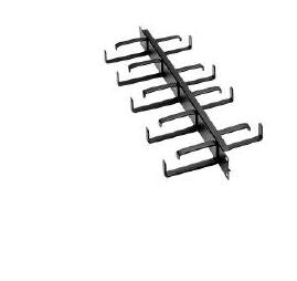 Middle Atlantic Horizontal Cable Manager 1 RU Front/Rear D-Ring