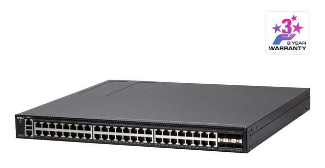 ATEN ES0154 network switch Managed L2+ Gigabit Ethernet (10/100/1000) Black