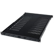 StarTech.com 1U Adjustable Vented Server Rack Mount Shelf - 175lbs - 19.5 to 38in Adjustable Mounting Depth Universal Tray for 19" AV/ Network Equipment Rack - 27.5in Deep - TAA