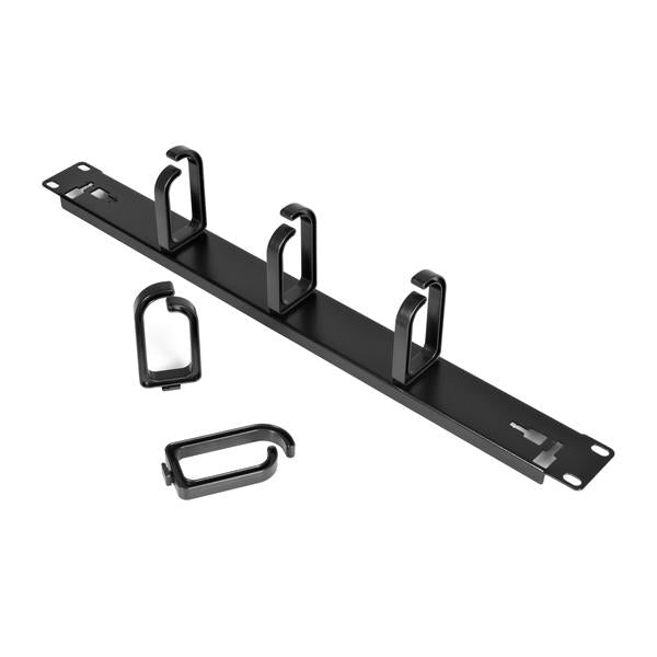 StarTech.com 1U 19in Metal Rackmount Cable Management Panel - TAA