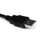 StarTech.com 1ft (30cm) 1-Port Professional USB to Serial Adapter Cable with COM Retention, USB to RS232 Adapter - TAA