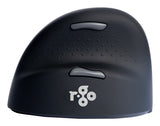 R-Go Tools Ergonomic mouse R-Go HE Break with break software, large (hand size ≥ 185 mm), left-handed, Bluetooth, black