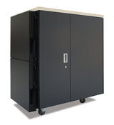 APC NetShelter CX 24U Freestanding rack Grey, Oak