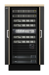 APC NetShelter CX 24U Freestanding rack Grey, Oak
