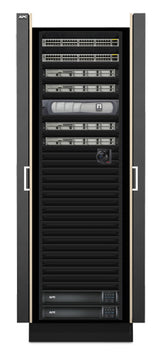 APC NetShelter CX 38U Freestanding rack Grey, Oak