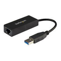 StarTech.com USB 3.0 to Gigabit Ethernet Network Adapter, 10/100/1000 Mbps, USB to RJ45, USB 3.0 to LAN Adapter, USB 3.0 Ethernet Adapter (GbE), TAA Compliant