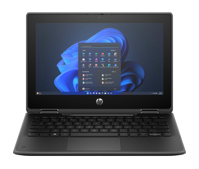 HP Fortis Flip G1i Intel® N N250 Hybrid (2-in-1) 29.5 cm (11.6") Touchscreen HD 8 GB LPDDR5-SDRAM 256 GB SSD Wi-Fi 6E (802.11ax) Windows 11 Pro Black