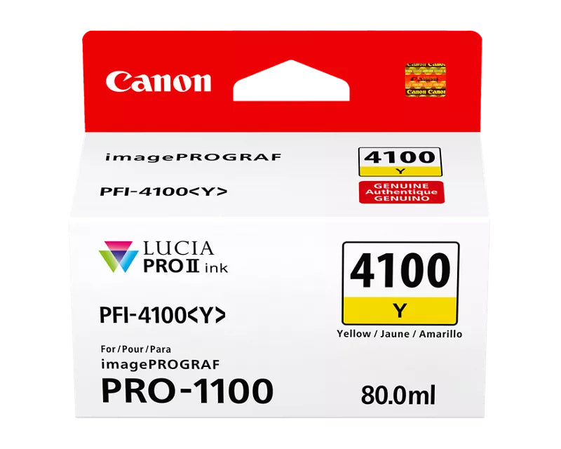 Canon LUCIA PRO II PFI-4100 Yellow Ink Tank
