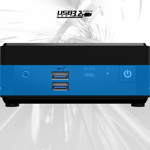 MSI Cubi N ADL Intel N100 Desktop PC, NUC, SFF, Mini Computer, HTPC, (4GB RAM, 128GB SSD, Windows 11 PRO), UHD Graphics/Type C/HDMI/DisplayPort/Dual LAN/WiFi 5/BT 5.1/VESA