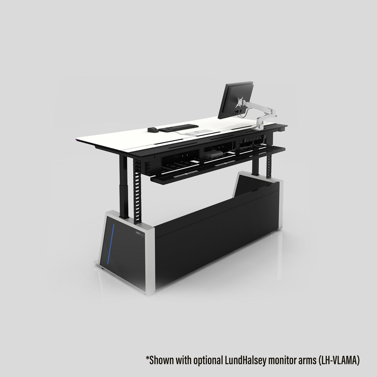 Middle Atlantic Visionline AIR 24/7 Height Adjustable Console, Large, 83 Inches Wide