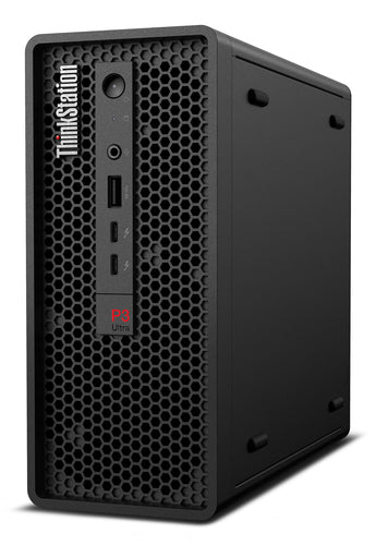 Lenovo ThinkStation P3 Ultra Intel® Core™ i7 i7-13700 16 GB DDR5-SDRAM 512 GB SSD NVIDIA Quadro T1000 Windows 11 Pro Mini Tower Workstation Black