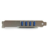 StarTech.com 4 Port PCI Express PCIe SuperSpeed USB 3.0 Controller Card Adapter with UASP - 5Gbps - SATA Power - TAA