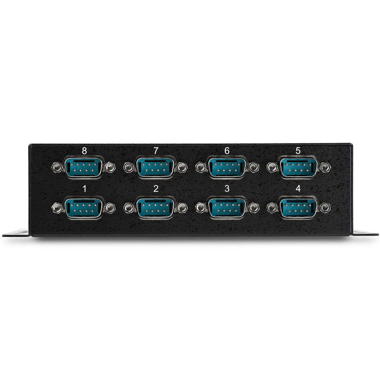 StarTech.com 8 Port USB to DB9 RS232 Serial Adapter Hub – Industrial DIN Rail and Wall Mountable - TAA