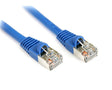 StarTech.com 100 ft Cat5e Blue Snagless Shielded RJ45 STP Cat 5e Patch Cable - 100ft Patch Cord