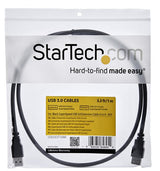 StarTech.com 1m Black SuperSpeed USB 3.0 (5Gbps) Extension Cable A to A - M/F