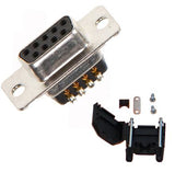 Brainboxes DB9/9 Pin 9 Pin Screw Terminal Black, Metallic