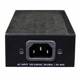 Intellinet Gigabit High-Power PoE+ Injector, 1 x 30 W, IEEE 802.3at/af Power over Ethernet (PoE+/PoE)
