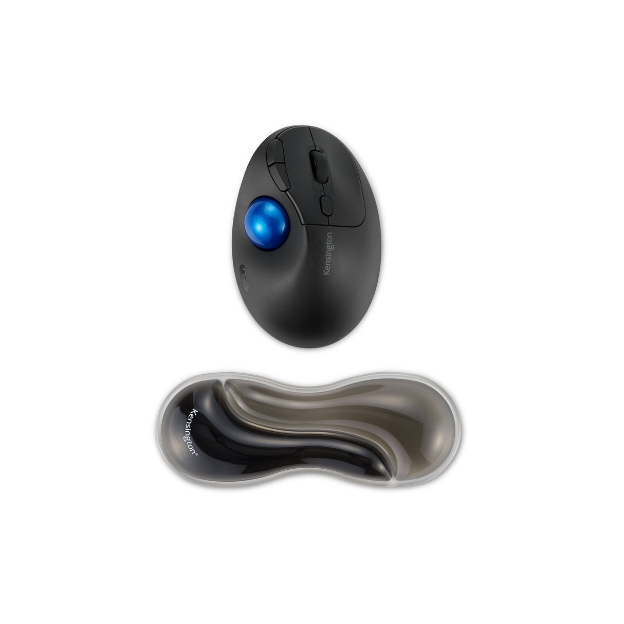 Kensington Slim Duo Gel Mouse/Trackball Wrist Rest - Grey