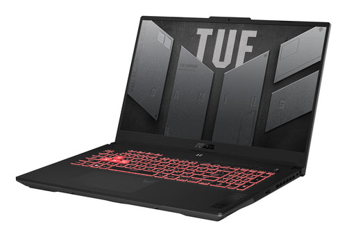 ASUS TUF Gaming A17 FA707NU-DS53-CA AMD Ryzen™ 5 7535HS Laptop 43.9 cm (17.3") Full HD 16 GB DDR5-SDRAM 512 GB SSD NVIDIA GeForce RTX 4050 Wi-Fi 6 (802.11ax) Windows 11 Home Black, Grey