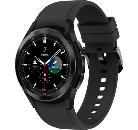 Samsung Galaxy Watch4 Classic 3.05 cm (1.2") OLED 42 mm Digital 396 x 396 pixels Touchscreen 4G Black Wi-Fi GPS (satellite)