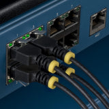 StarTech.com 10ft Black Ultra Slim Cat6A Ethernet Cable, UTP, Pure Bare Copper Wire, 34AWG Slim RJ45 Network Patch Cord, Individually Tested