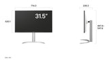 LG 31.5" UHD 4K (3840x2160) Monitor with USB Type-C