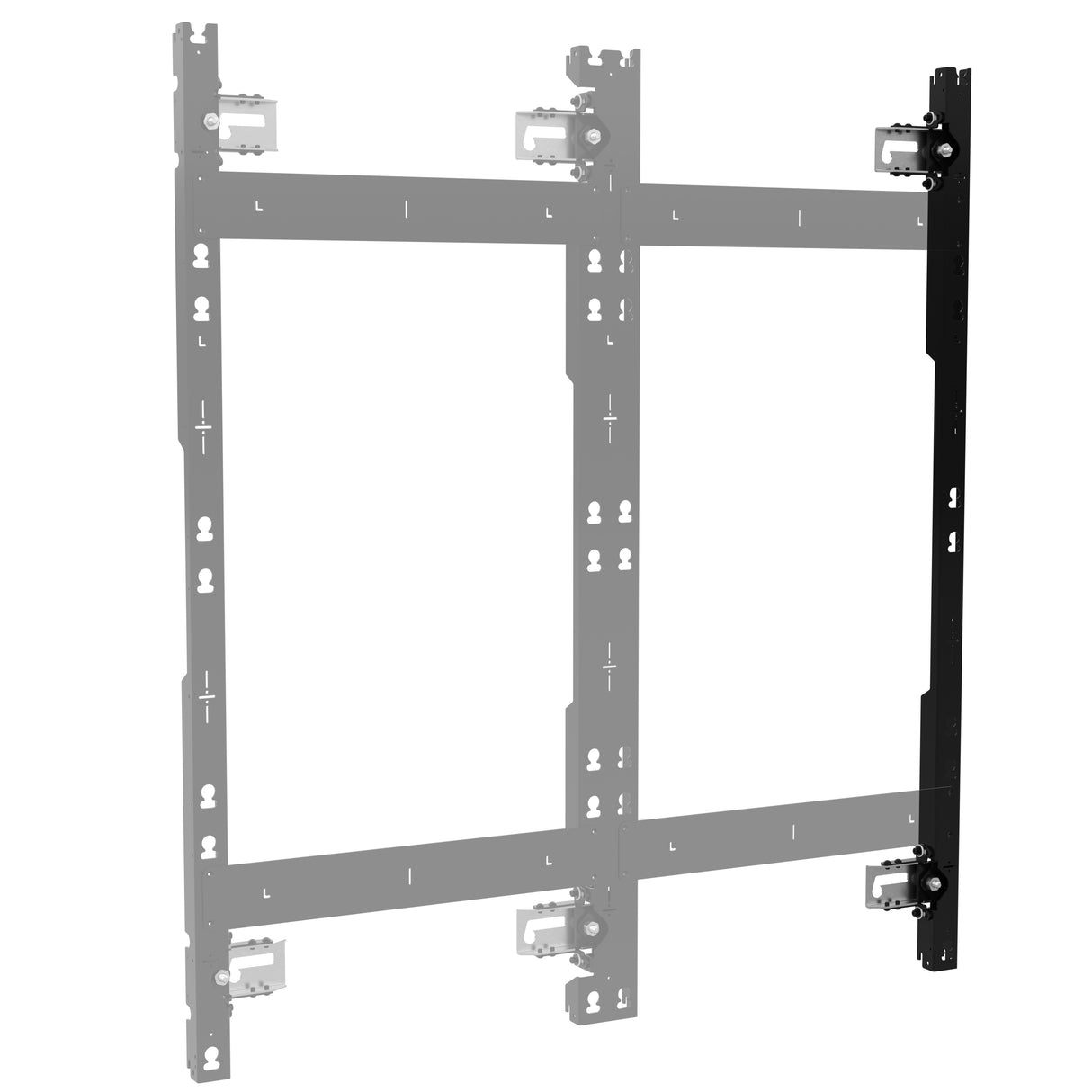 Chief TiLEDTM Right dvLED Wall Mount for LG LSCB Series Ultra Slim, 4 Displays Tall