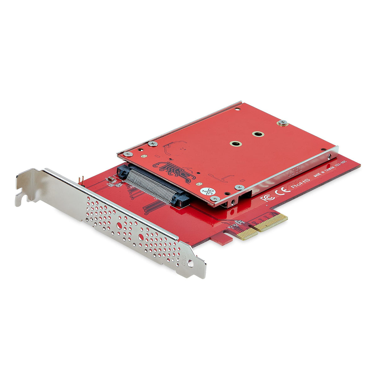 StarTech.com M.2 to U.3 Adapter for M.2 NVMe SSDs, PCIe M.2 Drive to 2.5inch U.3 (SFF-TA-1001) Host Adapter/Converter, TAA Compliant - 2.5" Drive Form Factor