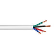 16ga 4c, CMR/FT4 Speaker Cable  500ft WHITE