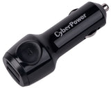 CyberPower CPTDC2U mobile device charger Mobile phone, MP3, MP4, PDA, Tablet Black Cigar lighter Auto