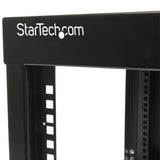 StarTech.com 4-Post 6U Hinged Wall-Mount Network Rack, 19" Open Frame Server Rack with 19.8in Mounting Depth, Wall Mount Swing Out Data Rack for IT / AV / Patch Panel / Computer Equipment