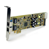 StarTech.com Dual Port PCI Express Gigabit Ethernet PCIe Network Card Adapter - PoE/PSE - TAA