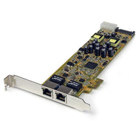 StarTech.com Dual Port PCI Express Gigabit Ethernet PCIe Network Card Adapter - PoE/PSE - TAA