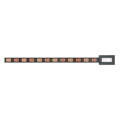 Middle Atlantic PDT-2X615S power distribution unit (PDU) 12 AC outlet(s) Black