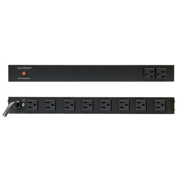 CyberPower PDU15B2F8R power distribution unit (PDU) 10 AC outlet(s) 1U Black