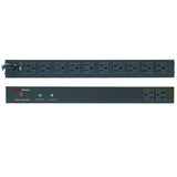CyberPower RKBS15S2F10R surge protector Black 12 AC outlet(s) 120 V 4.57 m