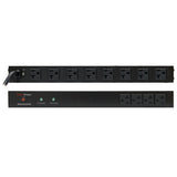 CyberPower RKBS20S4F8R surge protector Black 12 AC outlet(s) 120 V 4.57 m