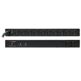 CyberPower RKBS20ST2F10R surge protector Black 12 AC outlet(s) 120 V 4.57 m