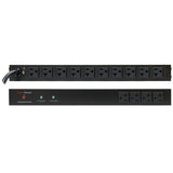 CyberPower RKBS20ST4F10R surge protector Black 14 AC outlet(s) 120 V 4.57 m