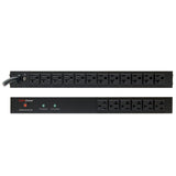 CyberPower RKBS20ST6F12R surge protector Black 18 AC outlet(s) 120 V 4.57 m