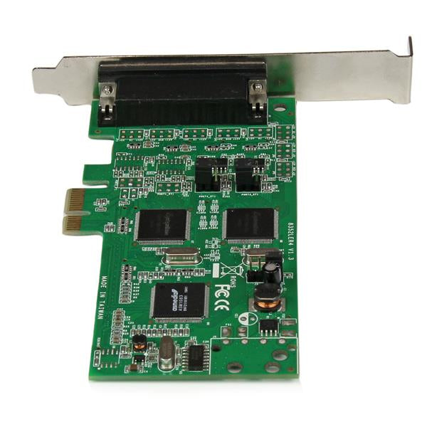 StarTech.com 4 Port PCI Express PCIe Serial Combo Card - 2 x RS232 2 x RS422 / RS485 - TAA