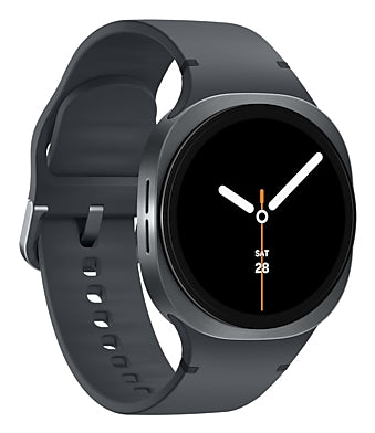 Samsung Galaxy Watch8 3.3 cm (1.3") AMOLED 40 mm Digital 438 x 438 pixels Touchscreen Graphite Wi-Fi GPS (satellite)