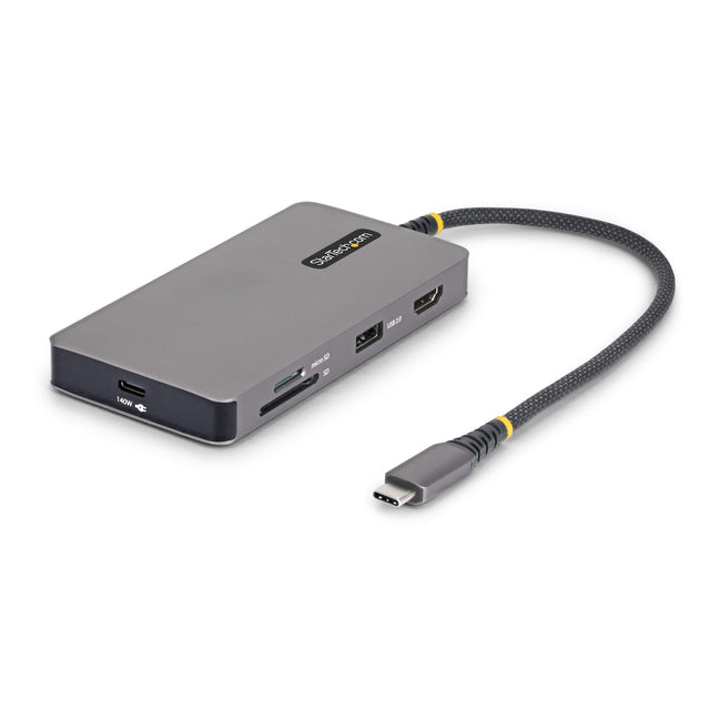 StarTech.com USB-C Multiport Adapter with 4K 60Hz HDMI, 140W Power Delivery, USB 10Gbps Hub, GbE, SD and MicroSD Slots, Plug-and-Play Mini Dock for Dell, HP, Lenovo Laptops