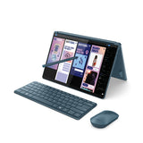 Lenovo Yoga Book 9 13IMU9 Intel Core Ultra 7 155U Hybrid (2-in-1) 33.8 cm (13.3") Touchscreen 2.8K 16 GB LPDDR5x-SDRAM 1 TB SSD Wi-Fi 6E (802.11ax) Windows 11 Home Teal English, French