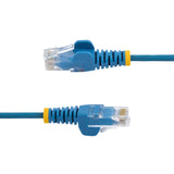 StarTech.com 10 ft. CAT6 Ethernet Cable - Slim - Snagless RJ45 Connectors - Blue