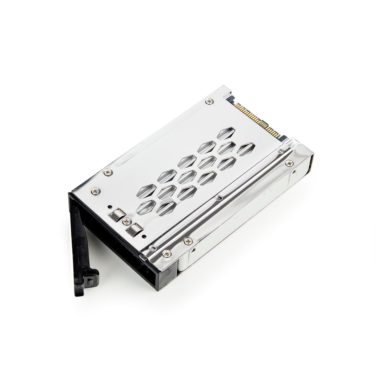 StarTech.com 4-Bay Backplane for U.2 Drives, Fits in a 5.25inch Bay, Quad-Bay Mobile Rack Enclosure for 2.5inch U.2 (SFF-8639) HDD/SSDs, Includes Mini-SAS HD Cables and Removeable Trays - Backplane with Fans