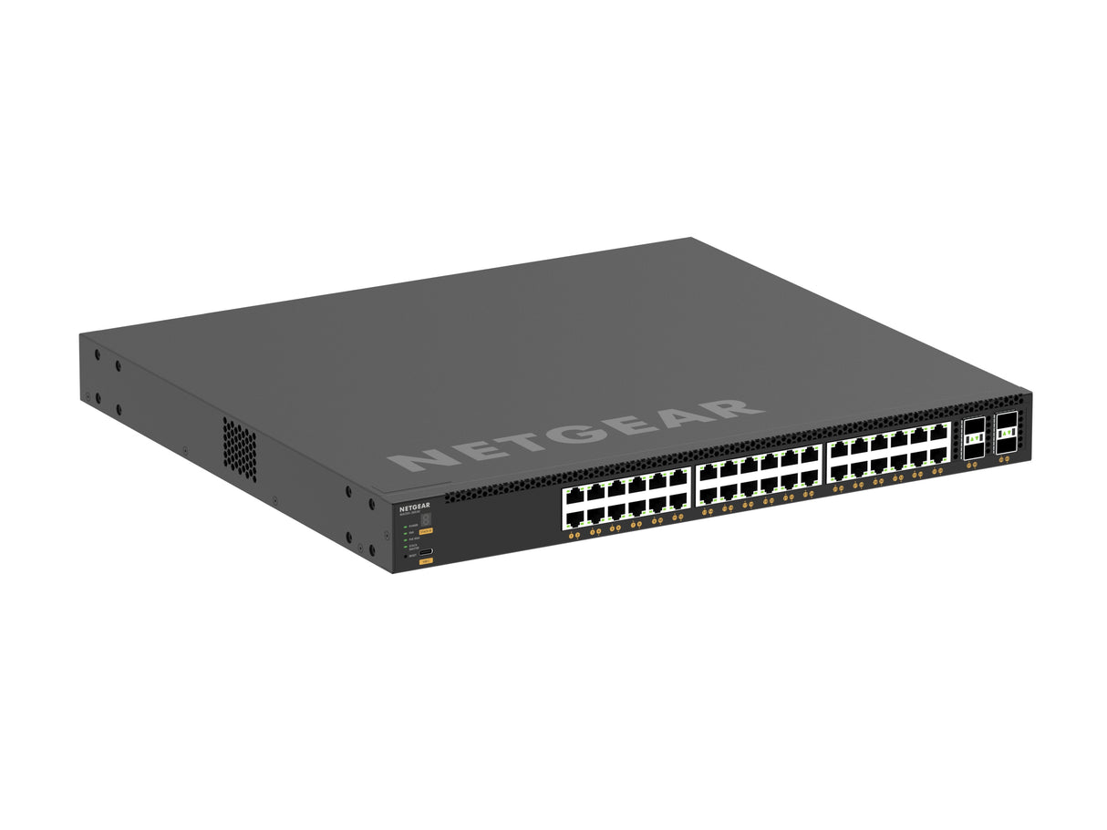 NETGEAR XSM4340CV Managed L3 10G Ethernet (100/1000/10000) Power over Ethernet (PoE) 1U Black