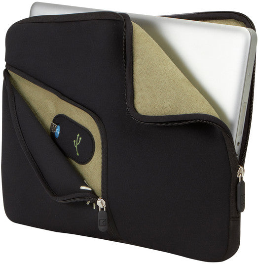 Case Logic PAS-215-BLACK 38.1 cm (15") Sleeve case